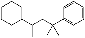 1-(3-Cyclohexyl-1,1-dimethylbutyl)benzene 结构式