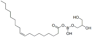 9-Octadecenoic acid (Z)-, monoester with 1,2,3-propanetriol ester with boric acid (H3BO3) Structure