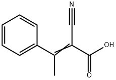 2-Cyano-3-phenyl-2-butenoic acid 结构式