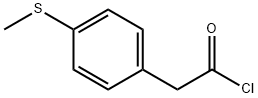 4-(Methylthio)phenylacetyl chloride Structure