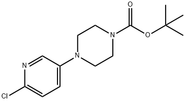 4-(6-氯-3-吡啶)- 1- 哌嗪羧酸 1,1-二甲基乙酯,633283-53-1,结构式