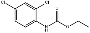 2,4-ジクロロフェニルカルバミド酸エチル 化学構造式