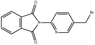 5-溴甲基-2-邻二苯甲酰胺吡啶, 633312-49-9, 结构式