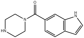 6-[(PIPERAZIN-1-YL)CARBONYL]-1H-INDOLE
 Structure