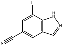 1H-Indazole-5-carbonitrile,7-fluoro-(9CI)|1H-吲唑-5-腈,7-氟