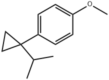 Benzene,1-methoxy-4-[1-(1-methylethyl)cyclopropyl]-,63340-03-4,结构式