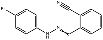 2-[[(4-bromophenyl)hydrazinylidene]methyl]benzonitrile|