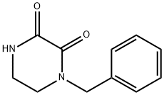 1-Benzyl-2,3-piperazinedione Structure