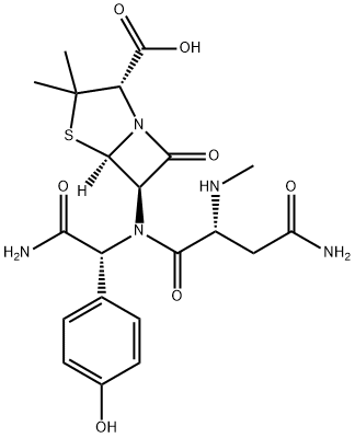 Aspoxicillin Struktur