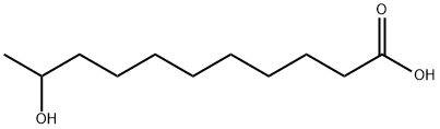 HYDROXYUNDECANOIC ACID Struktur