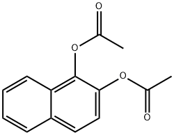 1,2-Diacetoxynaphthalene 结构式