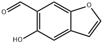 6-Benzofurancarboxaldehyde,  5-hydroxy- Struktur