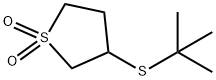 3-tert-butylsulfanylthiolane 1,1-dioxide 结构式