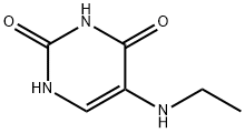 5-(ETHYLAMINO)-URACIL Struktur