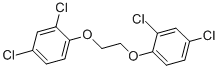 1,2-ビス(2,4-ジクロロフェノキシ)エタン 化学構造式
