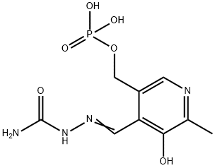 pyridoxal-5-phosphate semicarbazone Structure