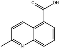 5-Quinolinecarboxylicacid,2-methyl-(8CI,9CI) Structure