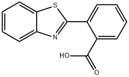 2-(1,3-苯并噻唑-2-基)苯甲酸 结构式