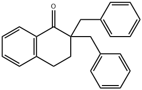 2,2-dibenzyltetralin-1-one 结构式