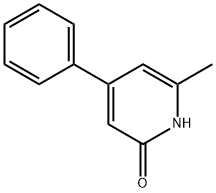2-Hydroxy-6-methyl-4-phenylpyridine Structure