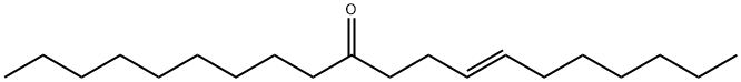 (E)-7-イコセン-11-オン 化学構造式