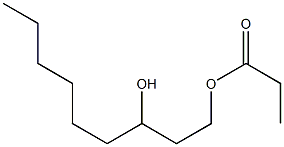 3-hydroxynonyl propionate Structure