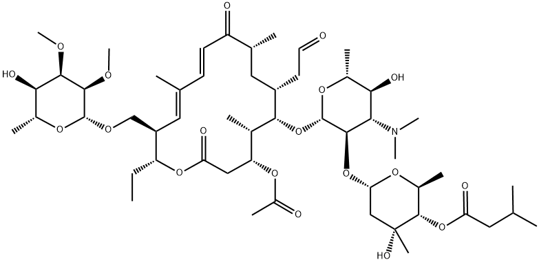 Tylosin, 3-acetate 4B-(3-methylbutanoate)