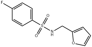 6341-35-1 N-(FURAN-2-YLMETHYL) 4-FLUOROBENZENESULFONAMIDE