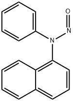 N-ニトロソ-N-フェニル-1-ナフチルアミン 化学構造式