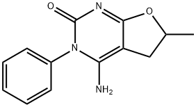 4-Amino-5,6-dihydro-6-methyl-3-phenyl-furo[2,3-d]pyrimidin-2(3H)-원