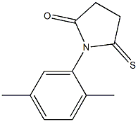 2-Pyrrolidinone,  1-(2,5-dimethylphenyl)-5-thioxo-,  (1S)-  (9CI)|