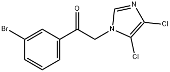 1-(3-bromophenyl)-2-(4,5-dichloro-1H-imidazol-1-yl)-1-ethanone Structure