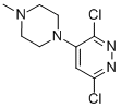3,6-DICHLORO-4-(4-METHYL-1-PIPERAZINYL)-PYRIDAZINE 结构式
