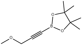 2-(3-METHOXY-1-PROPYN-1-YL)-4,4,5,5-TETRAMETHYL-(1,3,2)DIOXABOROLANE Structure