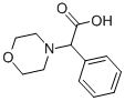 MORPHOLIN-4-YL-PHENYL-ACETIC ACID 化学構造式