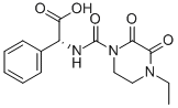 N-乙基双氧哌嗪酰氨苯乙酸, 63422-71-9, 结构式