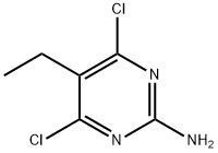 2-氨基-4,6-二氯-5-乙基嘧啶, 6343-68-6, 结构式