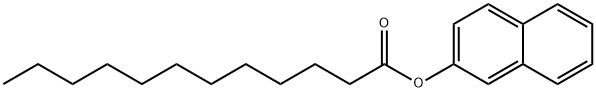 ラウリン酸 2-ナフチル 化学構造式