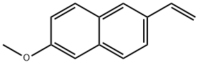 6-甲氧基-2-萘乙烯 结构式
