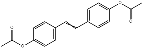 4,4'-DIACETOXYSTILBENE Structure