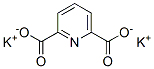 dipotassium pyridine-2,6-dicarboxylate Struktur