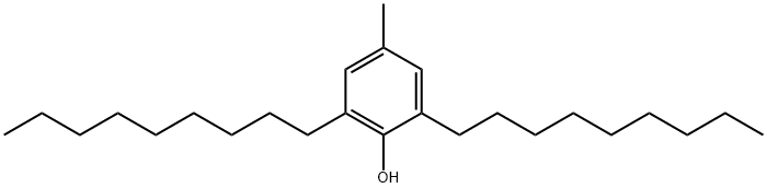 4-メチル-2,6-ジノニルフェノール 化学構造式