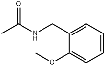 AcetaMide, N-[(2-Methoxyphenyl)Methyl]- 化学構造式