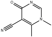 5-Pyrimidinecarbonitrile, 1,4-dihydro-1,6-dimethyl-4-oxo- (9CI) Structure