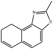 8,9-dihydro-2-methylnaphtho[1,2-d]thiazole  Structure