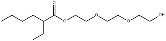 六甲酸,2-乙基,2-[2-(2-羟基乙氧基)乙氧基]乙酯,63468-14-4,结构式