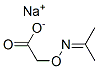 sodium [[(1-methylethylidene)amino]oxy]acetate Structure