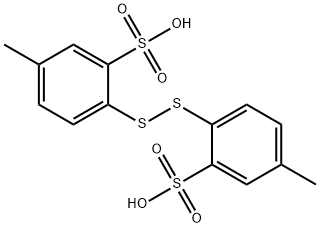 2,2'-Dithiobis[5-methylbenzenesulfonic acid] Struktur