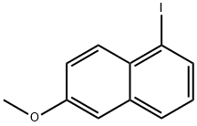 1-碘-6-甲氧基萘, 63469-49-8, 结构式