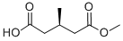 (R)-1-METHYL HYDROGEN 3-METHYLGLUTARATE 化学構造式